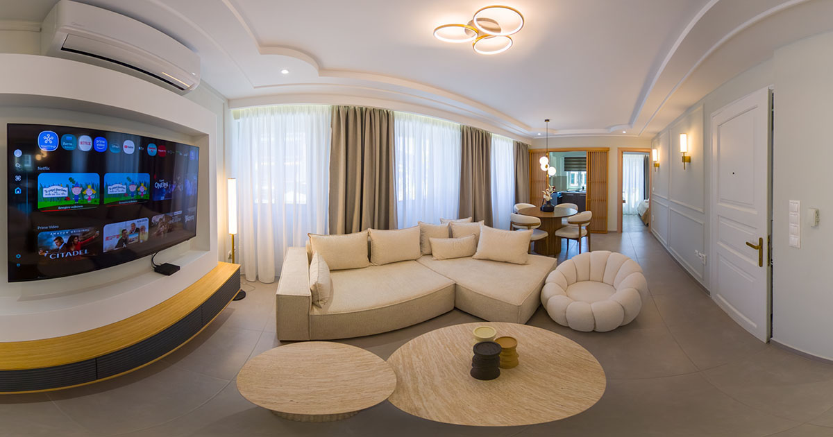 Εικονική περιήγηση 360 Dolce Vita Luxury Apartment Corfu