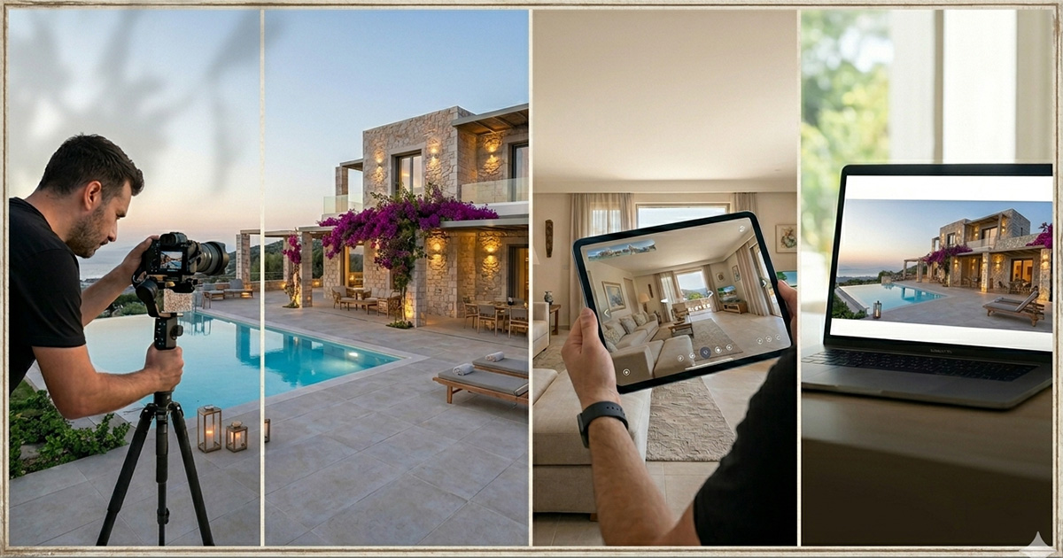 Επαγγελματική φωτογράφιση και virtual tour για επιχειρήσεις